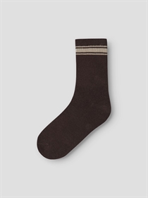 NAME IT 3 Pak Strømper Rokki Chocolate Plum Cloud Dancer